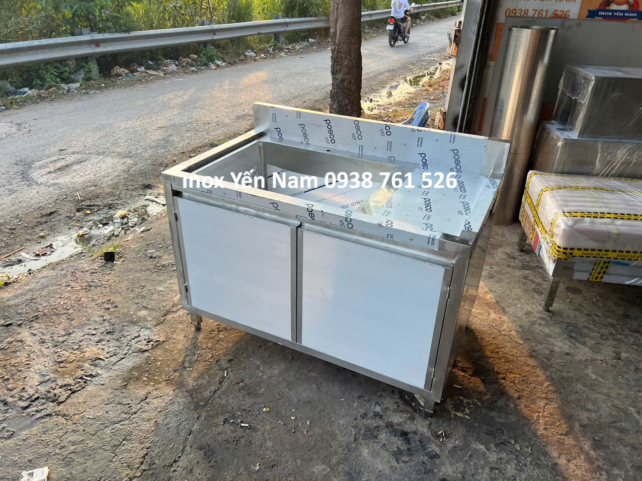  Bồn Rửa Công Nghiệp 1 Hộc To Tủ T1M2 