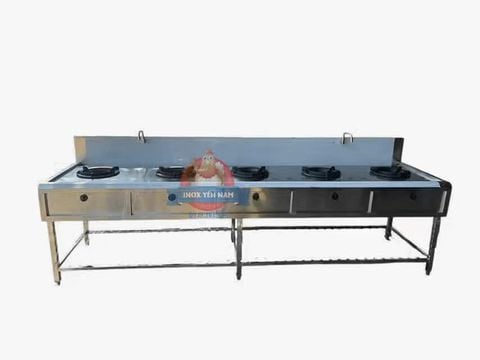  Bếp Á Công Nghiệp 5 Họng Kiềng Tô D3087 