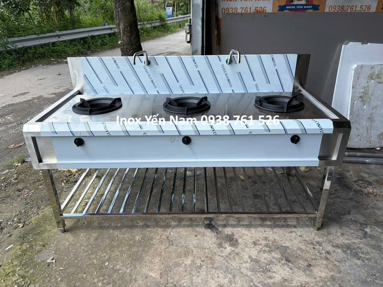 Bếp Công Nghiệp 3 Họng 