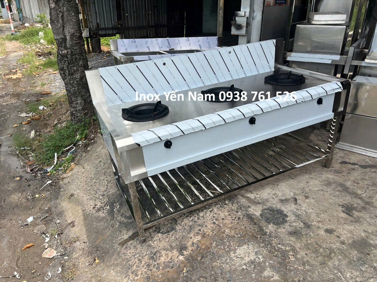  Bếp Công Nghiệp 3 Họng 