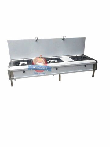  Bếp Hầm 3 Họng Công Nghiệp 2m4 