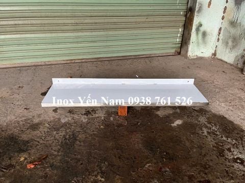  Kệ inox 1 tầng phẳng treo tường P1233 