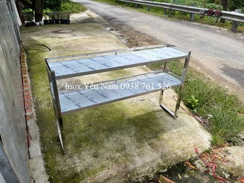  Kệ Inox 2 Tầng Bàn D1238 