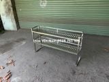  Kệ Inox 2 Tầng Song  Bàn N1238 