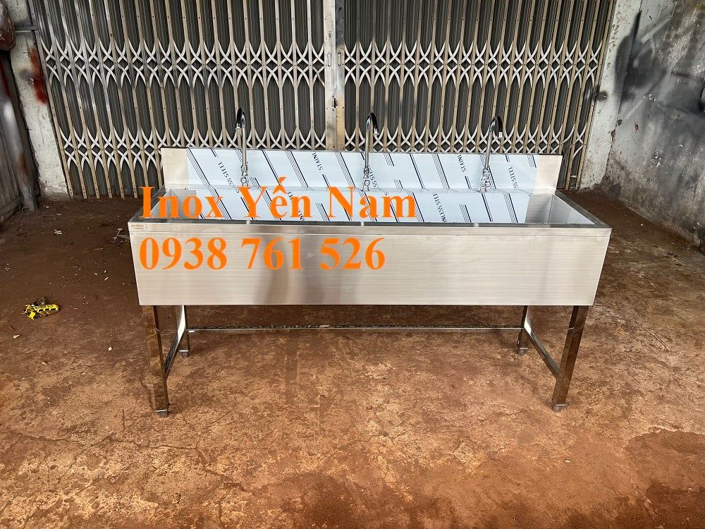  Máng rửa tay inox 1m6 MR16 