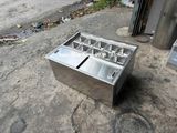  Thùng đá inox 10 khay topping 1/6 