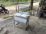  Thùng đá inox topping 6 khay kệ 1 tầng 6K 
