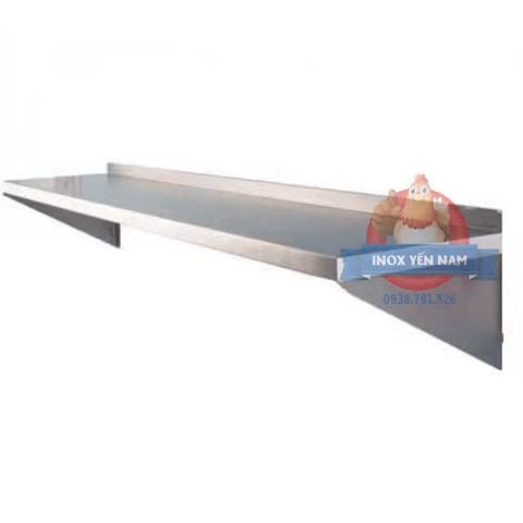  Kệ inox 1 tầng phẳng treo tường P1233 