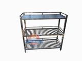  Kệ Inox 3 Tầng Phẳng kết hợp song PS15512 