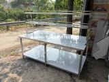  Bàn inox 2 tầng kệ trên YN1810 