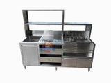 Quầy pha chế inox 1 vòi 1m8 