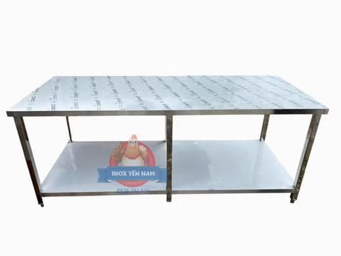  Bàn inox 2 tầng Phẳng P1810 
