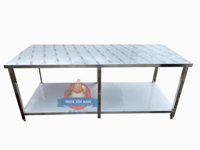  Bàn inox 2 tầng Phẳng P1810 