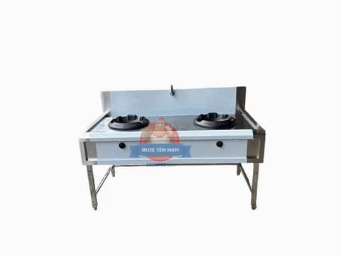  Bếp Á Công Nghiệp 2 Họng Gang 1m5 TX1588 