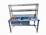  Chậu Rửa Công Nghiệp 2 Hộc Kệ TK16716 