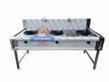  Bếp Ga Công Nghiệp 3 Họng Inox 304 