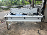  Bếp Ga Công Nghiệp 3 Họng Inox 304 
