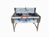  Bếp Ga Công Nghiệp 2 Họng Khè Inox 304 