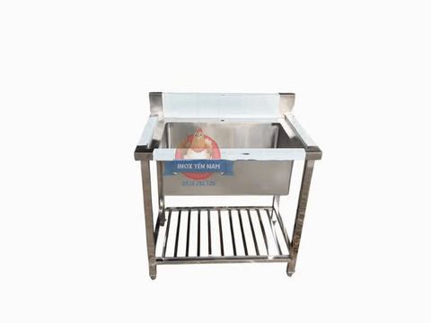  Bồn rửa công nghiệp inox 1 hộc D968 