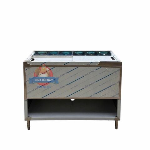  Thùng đá inox 6 khay lớn tấm che TC158 