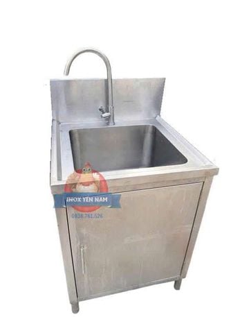  Bồn rửa công nghiệp 1 hộc tủ 1 cánh 