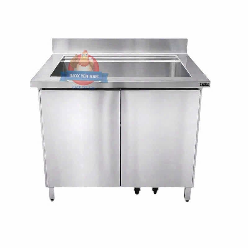  Bồn rửa công nghiệp 1 hộc tủ DT900 