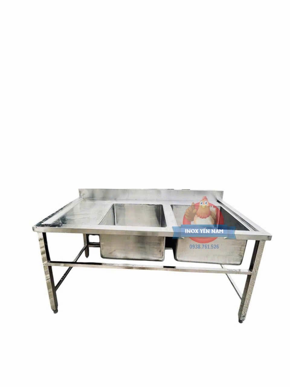  Chậu Rửa Công Nghiệp 2 Hộc Trái T178 