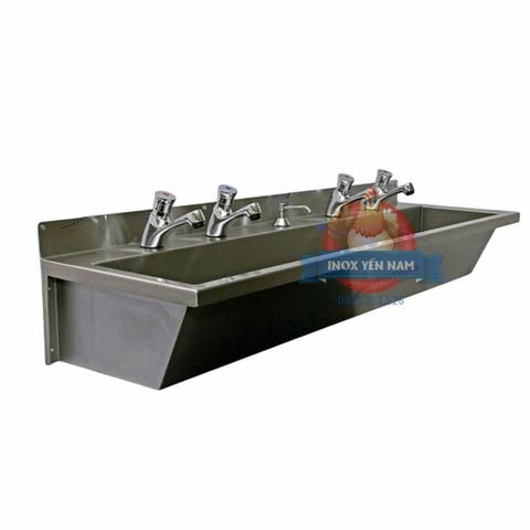  Máng rửa tay inox 1m treo tường T1 