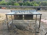  Chậu rửa công nghiệp 2 hộc giữa HG18 