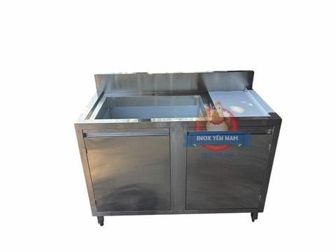 Chậu rửa Công Nghiệp 1 Hộc tủ BP168 
