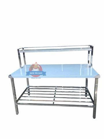  Bàn Inox 1 Tầng kệ trên 1 tầng KT1268 