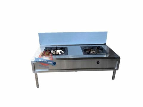  Bếp Hầm Công Nghiệp 2 Họng Gáy Thấp 1m5 