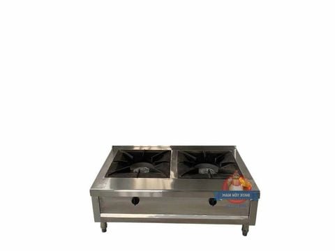  Bếp Hầm Công Nghiệp 2 Họng Chân Thấp KG15 