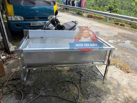  Bồn rửa công nghiệp 1m6 1 hộc to HT16 