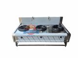  Bếp á 3 họng gang 1m6 chân lùn 500 mm CL500 