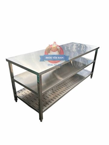  Bàn Inox 3 Tầng Tấm Dưới CNC 1268 