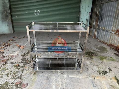  Kệ Inox 3 Tầng Song Dài SD125 