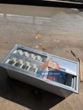  Thùng đá inox 10 khay topping cửa ngang NK144 