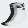 Tất cổ thấp adidas 3 sọc 3P Unisex - JV7437