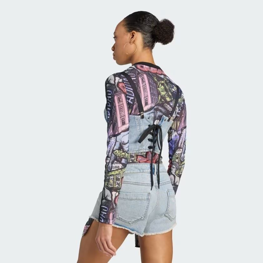 Áo hai dây adidas Denim Bustier Nữ - JW0825