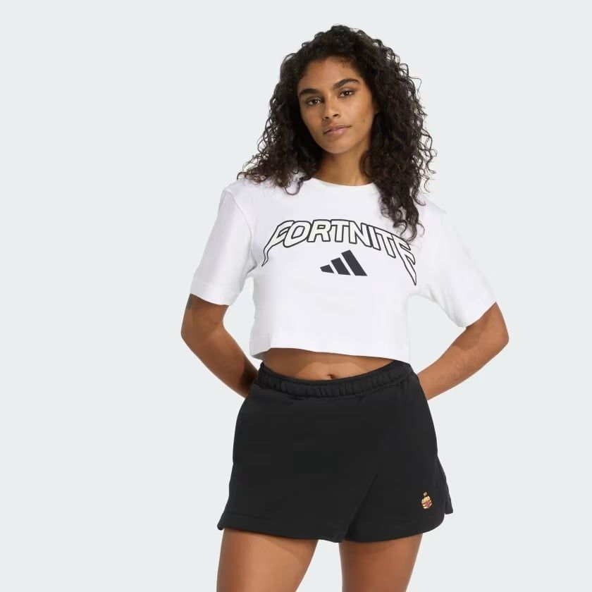 Áo crop top adidas x Fortnite Nữ - JW8783