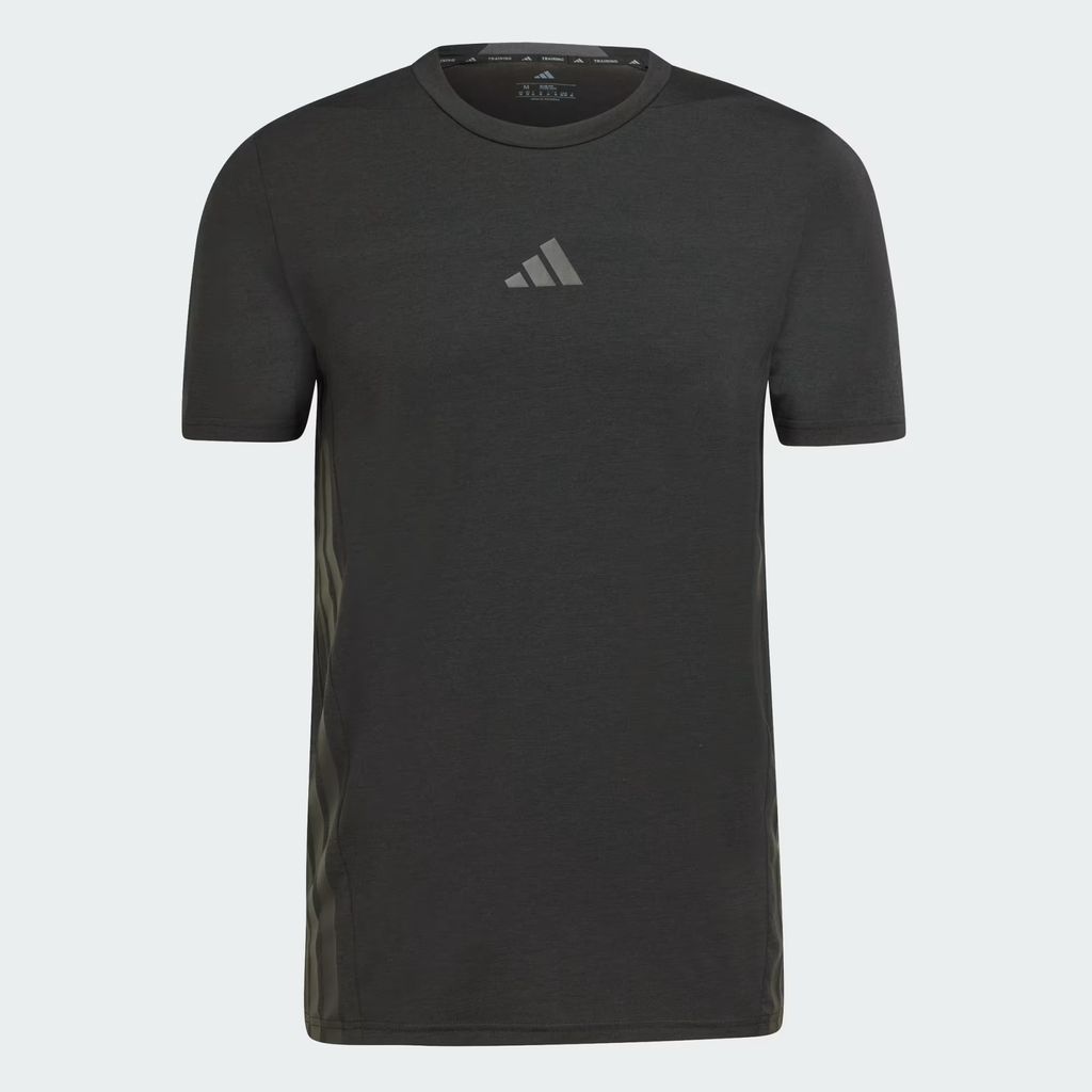 Áo T-shirt tập luyện adidas Designed 4 Training 3 sọc Nam - JE5684