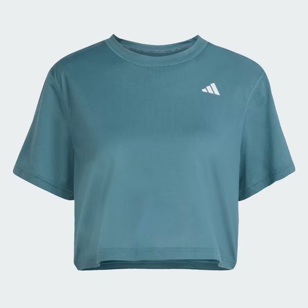 Áo T-shirt tập luyện adidas Essentials dáng boxy Nữ - JY2218