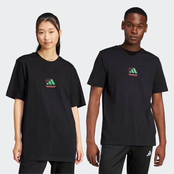 Áo T-shirt adidas Lounge Pizza Nam - JM0347