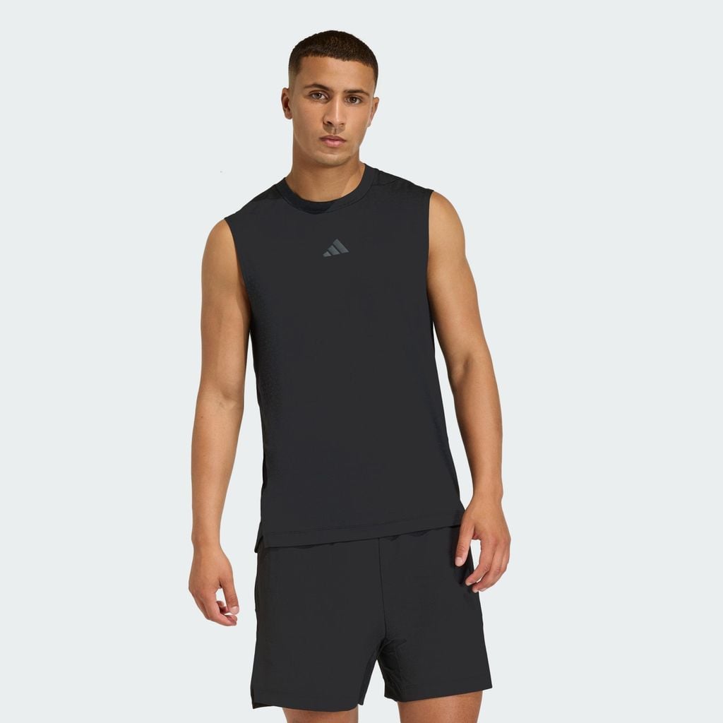 Áo Tank Top tập luyện adidas D4T Power 3 sọc Nam - KD0373