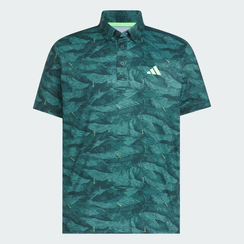 Áo Polo golf adidas Grf Aop Polo Nam - JL7942