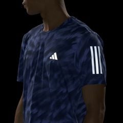 Áo T-shirt chạy bộ adidas Own the Run Allover Nam - JZ5477