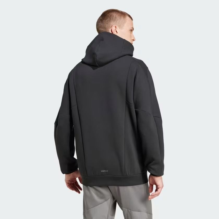 Áo hoodie tập luyện adidas Designed for Training khoá kéo Nam - IY1131