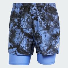 Quần short chạy bộ adidas Own The Run Spray Dye 2 trong 1 Nam - JL8721