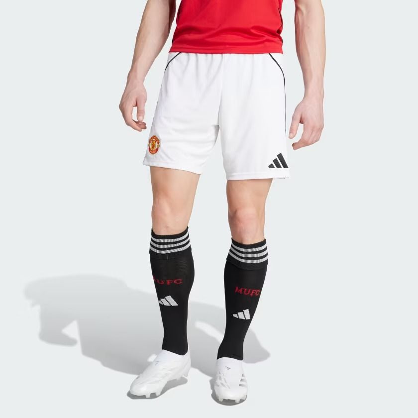 Quần short bóng đá adidas Sân nhà Manchester United 25/26 Nam - JI7430